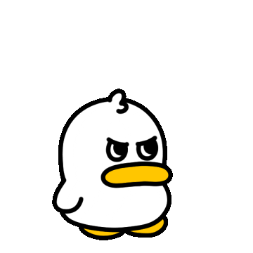 420gram00 giphyupload character duck 캐릭터 Sticker