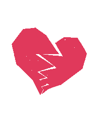 break up heart Sticker by The Interrupters
