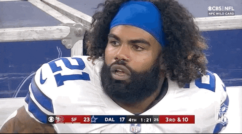 Shocked Dallas Cowboys GIF by NFL