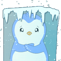 Freezing Ice Cold Sticker by Pudgy Penguins