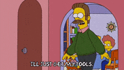 bart simpson rod flanders GIF