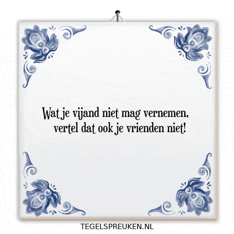 Vertrouwen Afleiding GIF by Tegelspreuken.nl