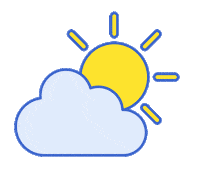 Sun Cloud Sticker by Heide-Motorsport