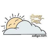 Happy Sunny Day Sticker by Zafigo
