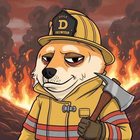 Burning Shiba Inu GIF by Doge Pound