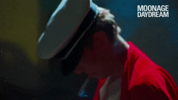 David Bowie Neon GIF by MOONAGE DAYDREAM