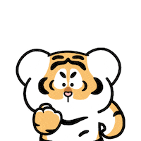 Tiger 加油 Sticker by Bu2ma