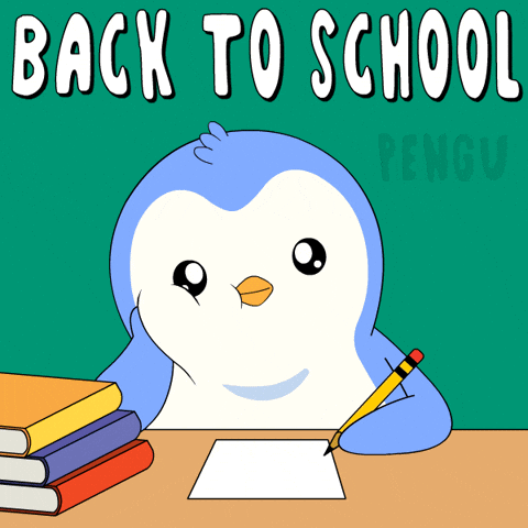 Back To School GIF by Pudgy Penguins