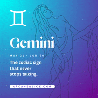 ArcaneAlice twins zodiac astrology horoscope GIF