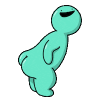 Happy In Your Face Sticker