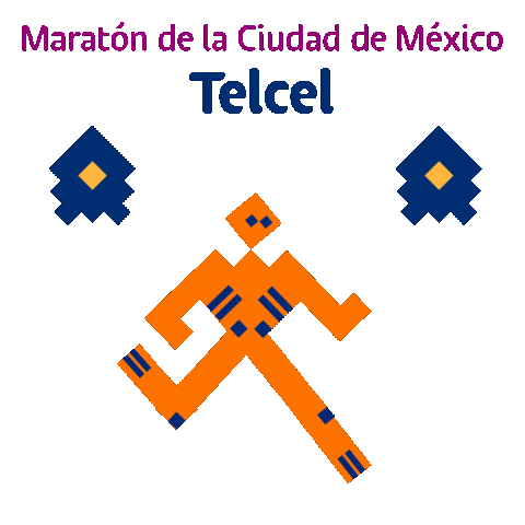 Run Running Sticker by Telcel