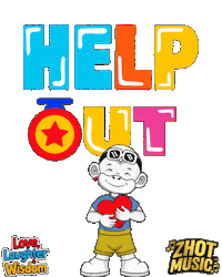 Help Out Support Us Sticker by Zhot