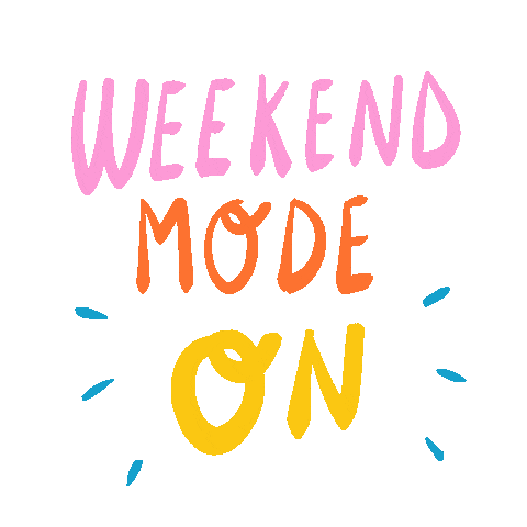 Chill Weekend Sticker