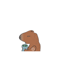 Capivara Sticker by IFC Araquari