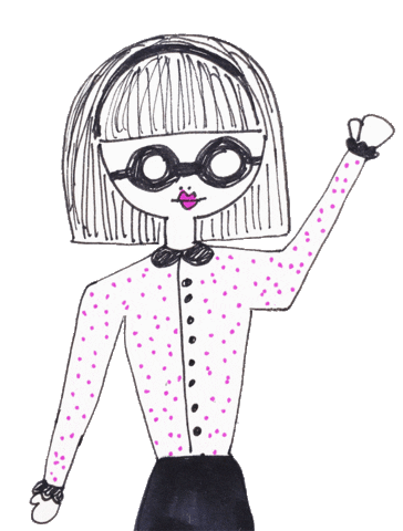 Bonjour Hello Sticker