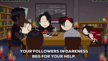 goth gathering GIF by South Park 
