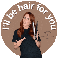 Tourmalinehair hair for you hairdresser styling Sticker