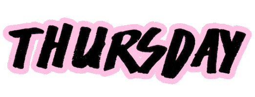 Type Thursday Sticker