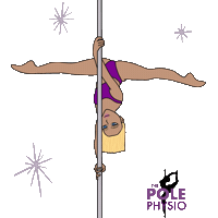 Polefitness Polestrong Sticker by The Pole Physio