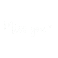 Miss You Heart Sticker