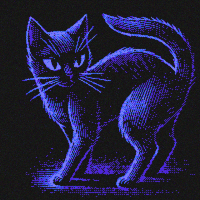 Digital Art Cat GIF by patternbase
