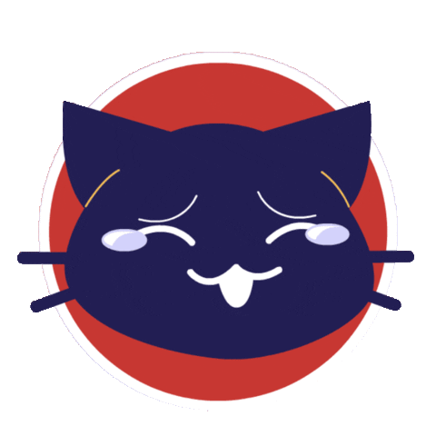 Cat Laughing Sticker