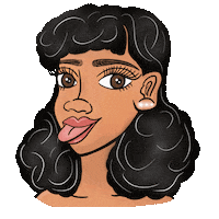 Tongue Flirt Sticker by JellaCreative