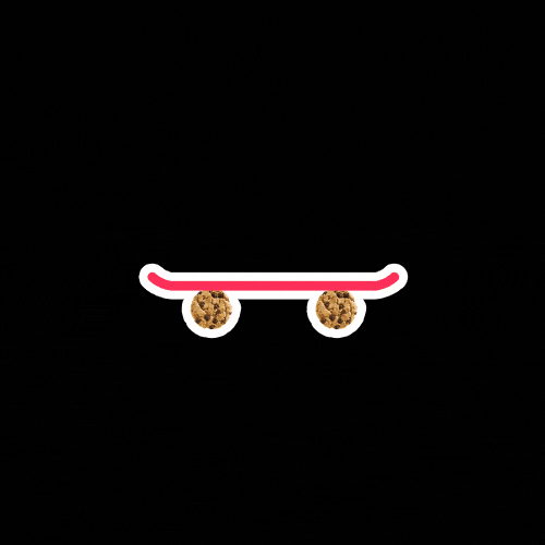 theofficialchipsahoy giphyupload skateboarding skateboard cookie GIF