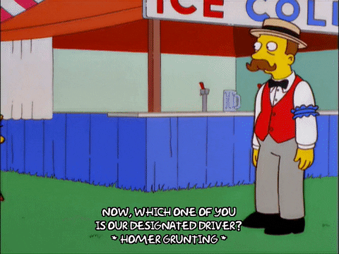 bart simpson ice GIF