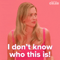 I Don't Know Who This Is