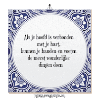 Humor Hart Sticker by Tegelspreuken.nl