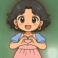 Hana Hand Heart GIF by Persona