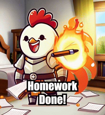 Homework Bedroom GIF by Zorooster