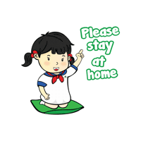 appletreepreschoolindonesia stayathome appletreeps Sticker