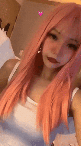 SATANMATE girl twitch angel korean GIF