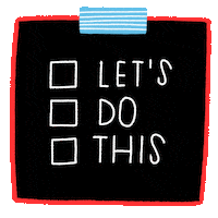 Working Just Do It Sticker by Anke Weckmann