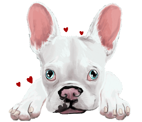 Dog Love Sticker