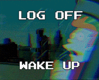 Log Off Good Morning GIF by PEEKASSO