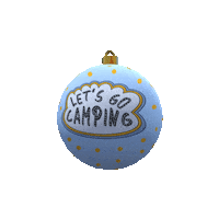 Christmas Camping Sticker by Reiseausschnitte