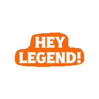 Hey Legend Sticker by Karma Collab hub