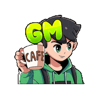 Good Morning Coffee Sticker by GAMES.GG