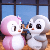 Penguclips emotional pengu penguins cute animals GIF