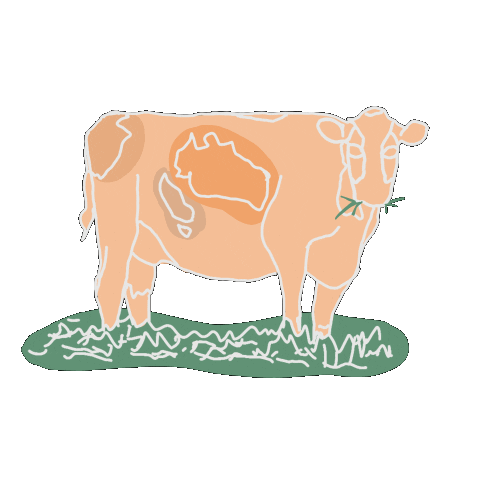 Rendesignca giphyupload animal hungry cow Sticker