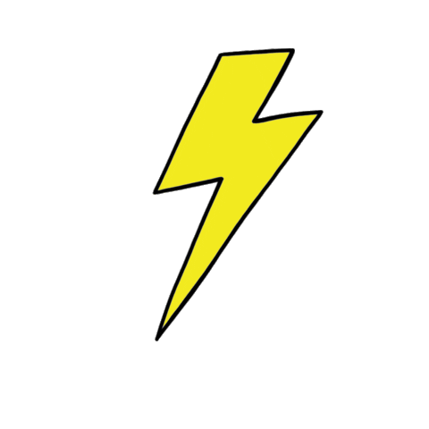 Lightning Bolt Sticker by Brand13