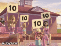 Perfect Score Barbie GIF