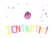 ZentasticFit smile yoga zen fantastic Sticker