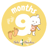 Babies Milestone Sticker by Bebe Bamboo