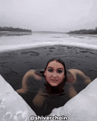 Woman Snow GIF