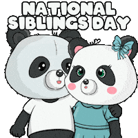 Brother Sister Love Sticker by PandaPals