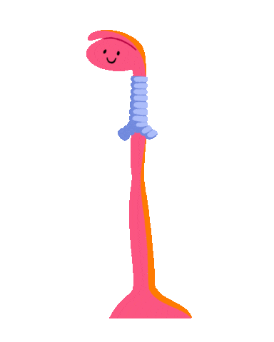 Ollie Oesophagus Sticker by Guts Charity UK